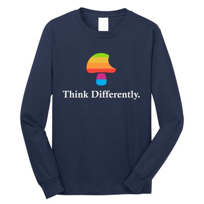 Mushroom Think Different Long Sleeve Shirt