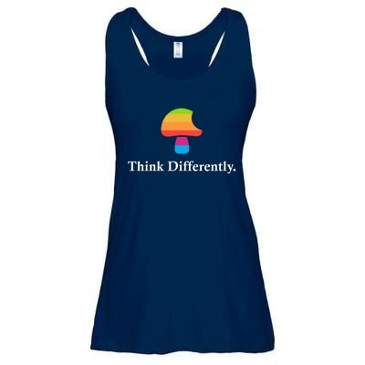 Mushroom Think Different Ladies Essential Flowy Tank