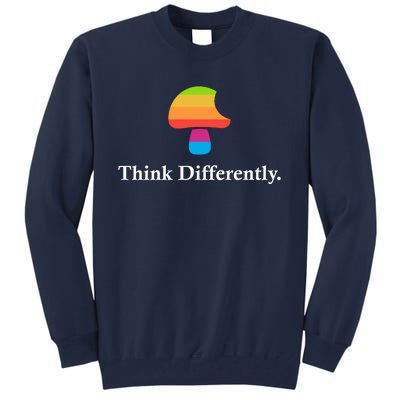 Mushroom Think Different Tall Sweatshirt