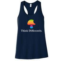 Mushroom Think Different Women's Racerback Tank