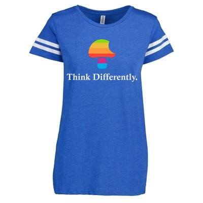 Mushroom Think Different Enza Ladies Jersey Football T-Shirt