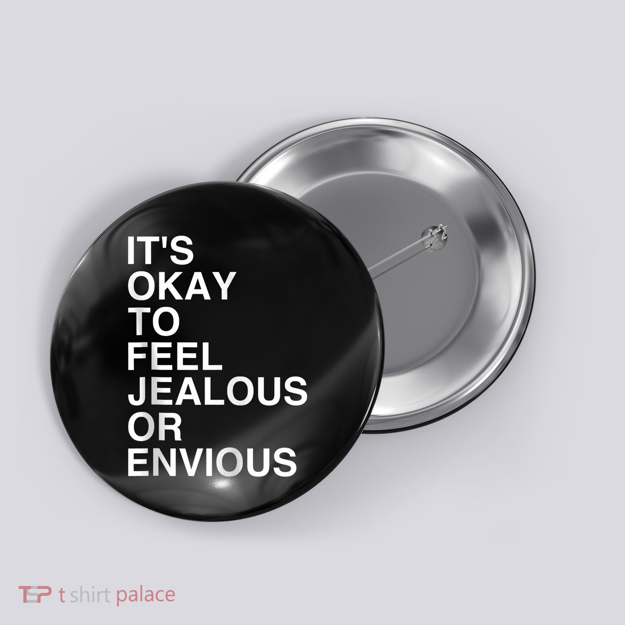 Minimalist Typography Design About Emotional Honesty Button