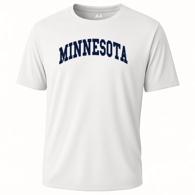 Minnesota Throwback Design Classic Cooling Performance Crew T-Shirt