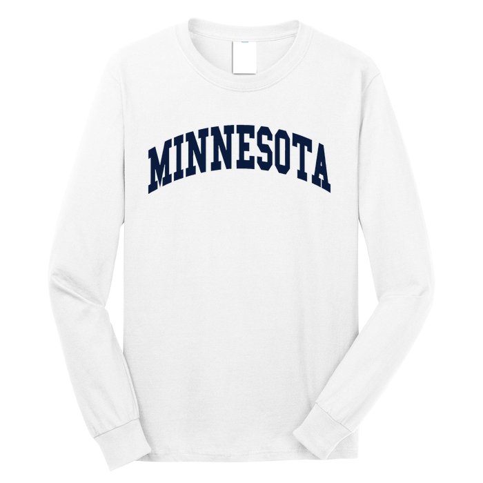 Minnesota Throwback Design Classic Long Sleeve Shirt