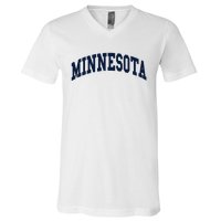 Minnesota Throwback Design Classic V-Neck T-Shirt