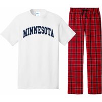 Minnesota Throwback Design Classic Pajama Set