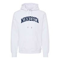 Minnesota Throwback Design Classic Premium Hoodie