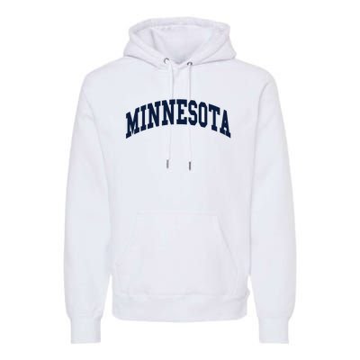 Minnesota Throwback Design Classic Premium Hoodie