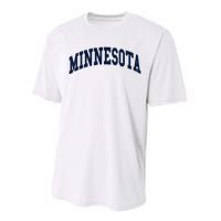 Minnesota Throwback Design Classic Performance Sprint T-Shirt