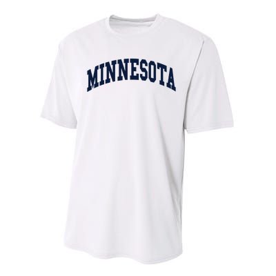 Minnesota Throwback Design Classic Performance Sprint T-Shirt