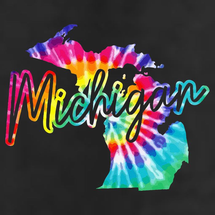 Michigan Tie Dye State Map Pride Hippie Vintage Retro Hat