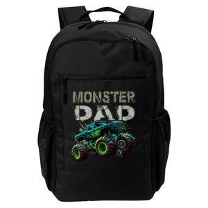 Monster Truck Dad Family Matching Monster Truck Lovers Daily Commute Backpack