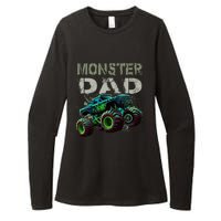 Monster Truck Dad Family Matching Monster Truck Lovers Womens CVC Long Sleeve Shirt