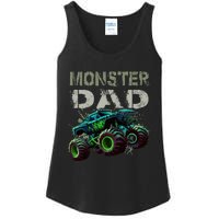 Monster Truck Dad Family Matching Monster Truck Lovers Ladies Essential Tank