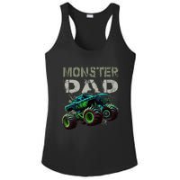 Monster Truck Dad Family Matching Monster Truck Lovers Ladies PosiCharge Competitor Racerback Tank