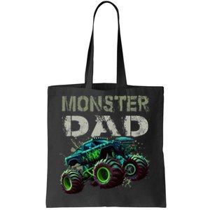 Monster Truck Dad Family Matching Monster Truck Lovers Tote Bag