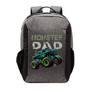 Monster Truck Dad Family Matching Monster Truck Lovers Vector Backpack