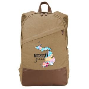 Michigan Tie Dye State Michigan Lovers Cotton Canvas Backpack