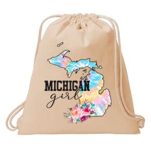 Michigan Tie Dye State Michigan Lovers Drawstring Bag