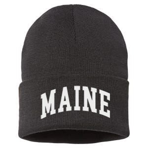 Maine Throwback Design Classic Sustainable Knit Beanie