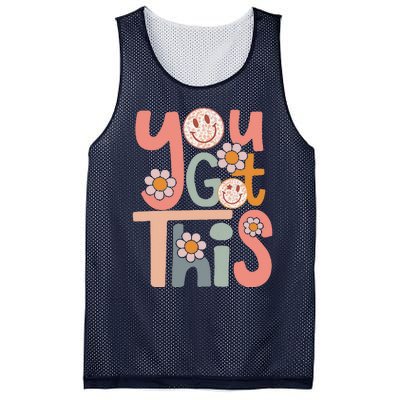 Motivational Testing Day Teacher Student You Got This Mesh Reversible Basketball Jersey Tank