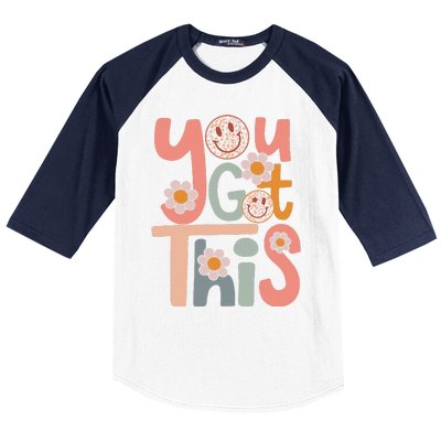 Motivational Testing Day Teacher Student You Got This Baseball Sleeve Shirt