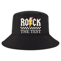 Motivational Testing Day For Teacher Student Rock The Test  Cool Comfort Performance Bucket Hat