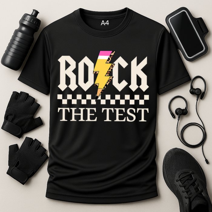 Motivational Testing Day For Teacher Student Rock The Test  Performance Shirt
