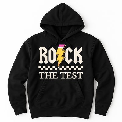 Motivational Testing Day For Teacher Student Rock The Test  Hoodie