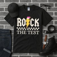 Motivational Testing Day For Teacher Student Rock The Test  Tall T-Shirt