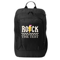 Motivational Testing Day For Teacher Student Rock The Test  City Backpack
