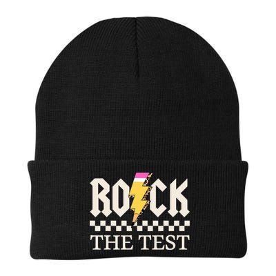 Motivational Testing Day For Teacher Student Rock The Test  Beanie