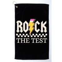 Motivational Testing Day For Teacher Student Rock The Test  Golf Towel