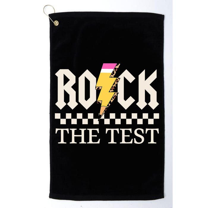Motivational Testing Day For Teacher Student Rock The Test  Golf Towel