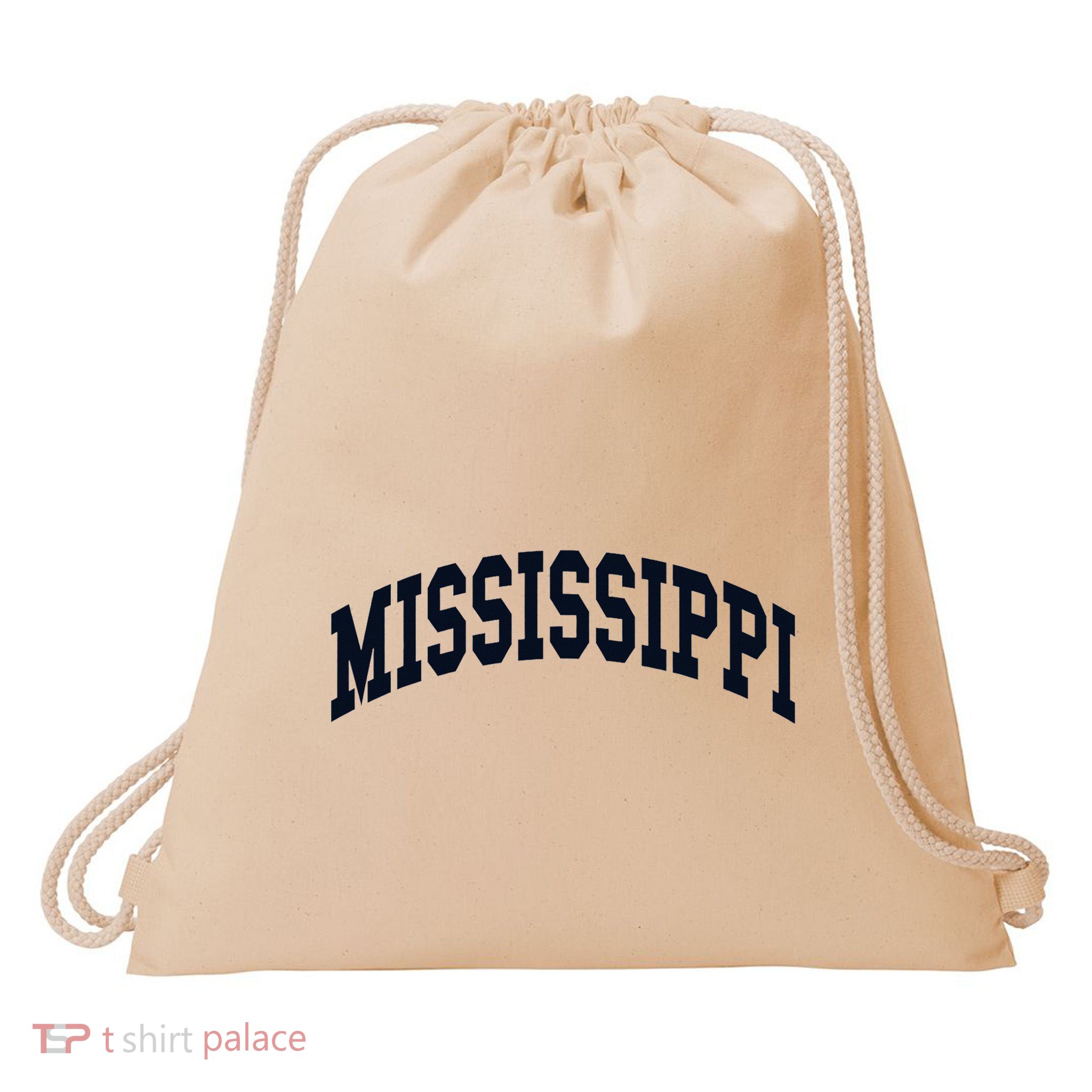 Mississippi Throwback Design Classic Drawstring Bag