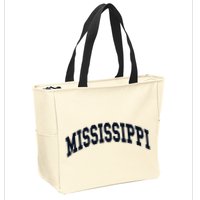 Mississippi Throwback Design Classic Zip Tote Bag