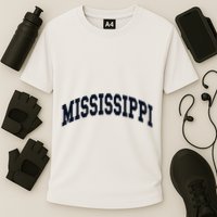 Mississippi Throwback Design Classic Cooling Performance Crew T-Shirt