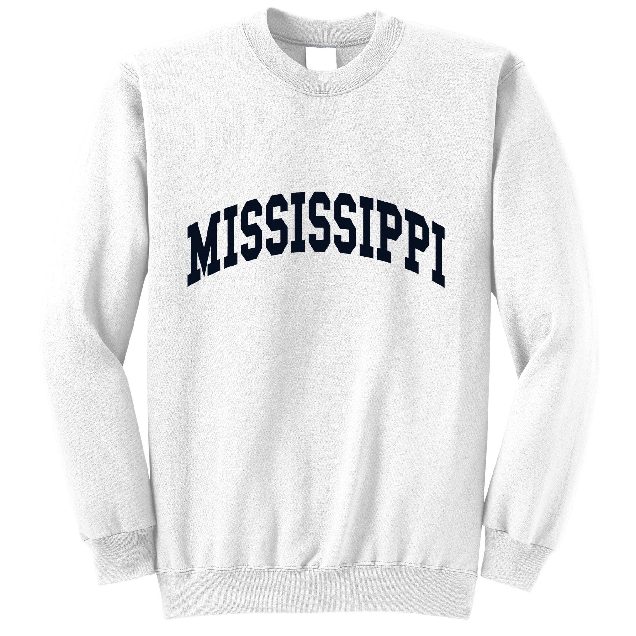 Mississippi Throwback Design Classic Sweatshirt