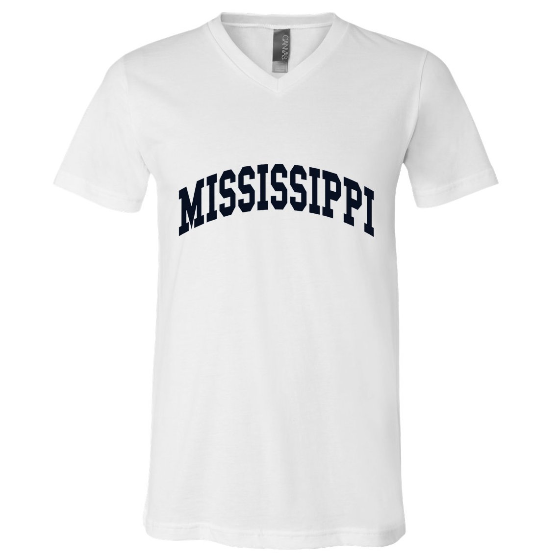 Mississippi Throwback Design Classic V-Neck T-Shirt