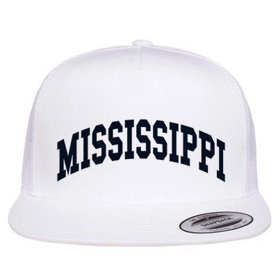 Mississippi Throwback Design Classic Flatbill Hat