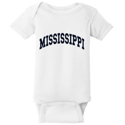 Mississippi Throwback Design Classic Baby Bodysuit