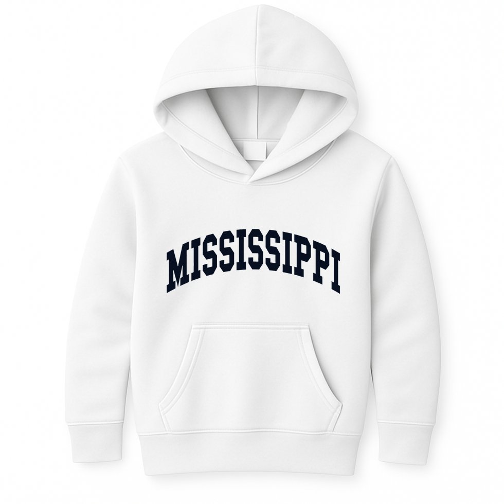Mississippi Throwback Design Classic Kids Hoodie