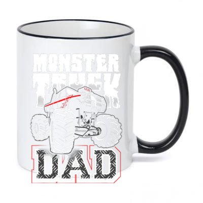 Monster Truck Dad 11oz Black Color Changing Mug