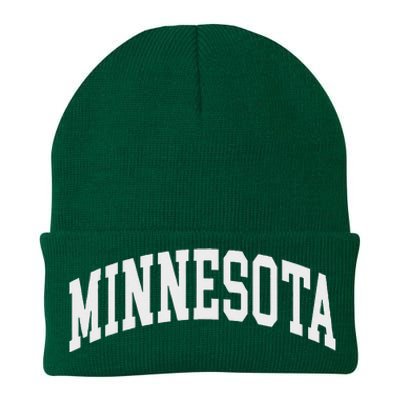 Minnesota Throwback Design Classic Knit Cap Winter Beanie