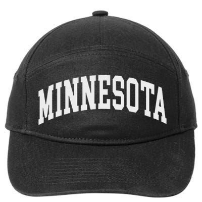 Minnesota Throwback Design Classic 7-Panel Snapback Hat