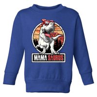 Mamasaurus Trex Dinosaur Mama Saurus Family Matching Gift Toddler Sweatshirt