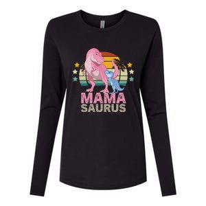 Mamasaurus Trex Dinosaur Mama Saurus Great Gift Womens Cotton Relaxed Long Sleeve T-Shirt