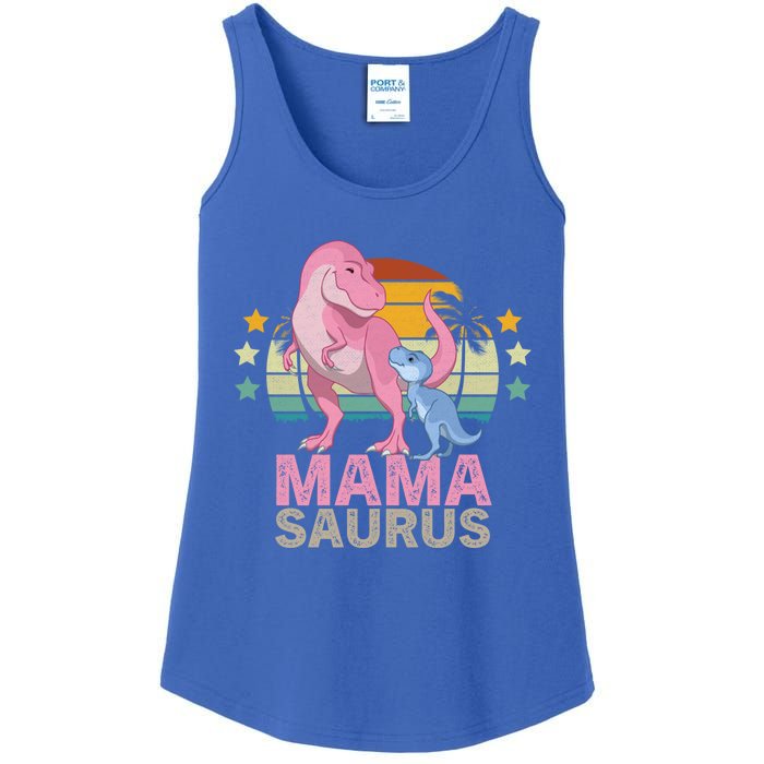 Mamasaurus Trex Dinosaur Mama Saurus Great Gift Ladies Essential Tank