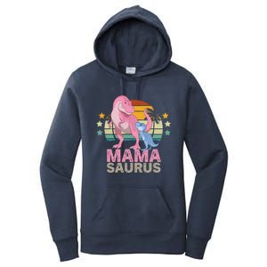 Mamasaurus Trex Dinosaur Mama Saurus Great Gift Women's Pullover Hoodie