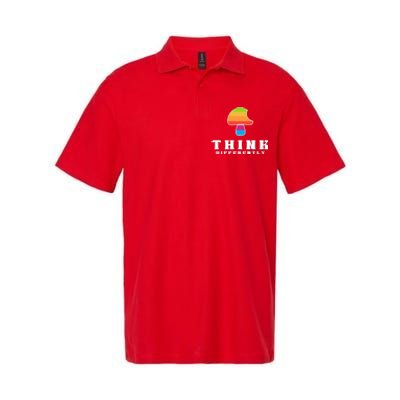 Mushroom Think Different Softstyle Adult Sport Polo